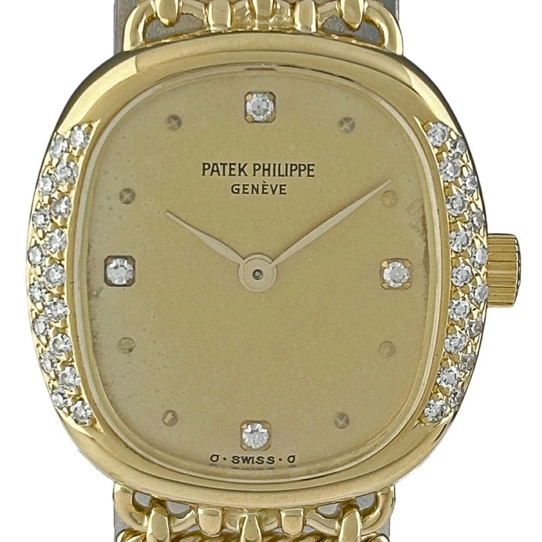 PATEK PHILIPPE GOLDEN ELLIPSE GOLD WATCH: PATEK PHILIPPE Golden Ellipse Gold Watch Brand: PATEK PHILIPPE Type: Wristwatch Material: Band MaterialN/A, Band MaterialN/A, Case MaterialCase MaterialSapphire Crystal Color: gold Size: Wrist Siz