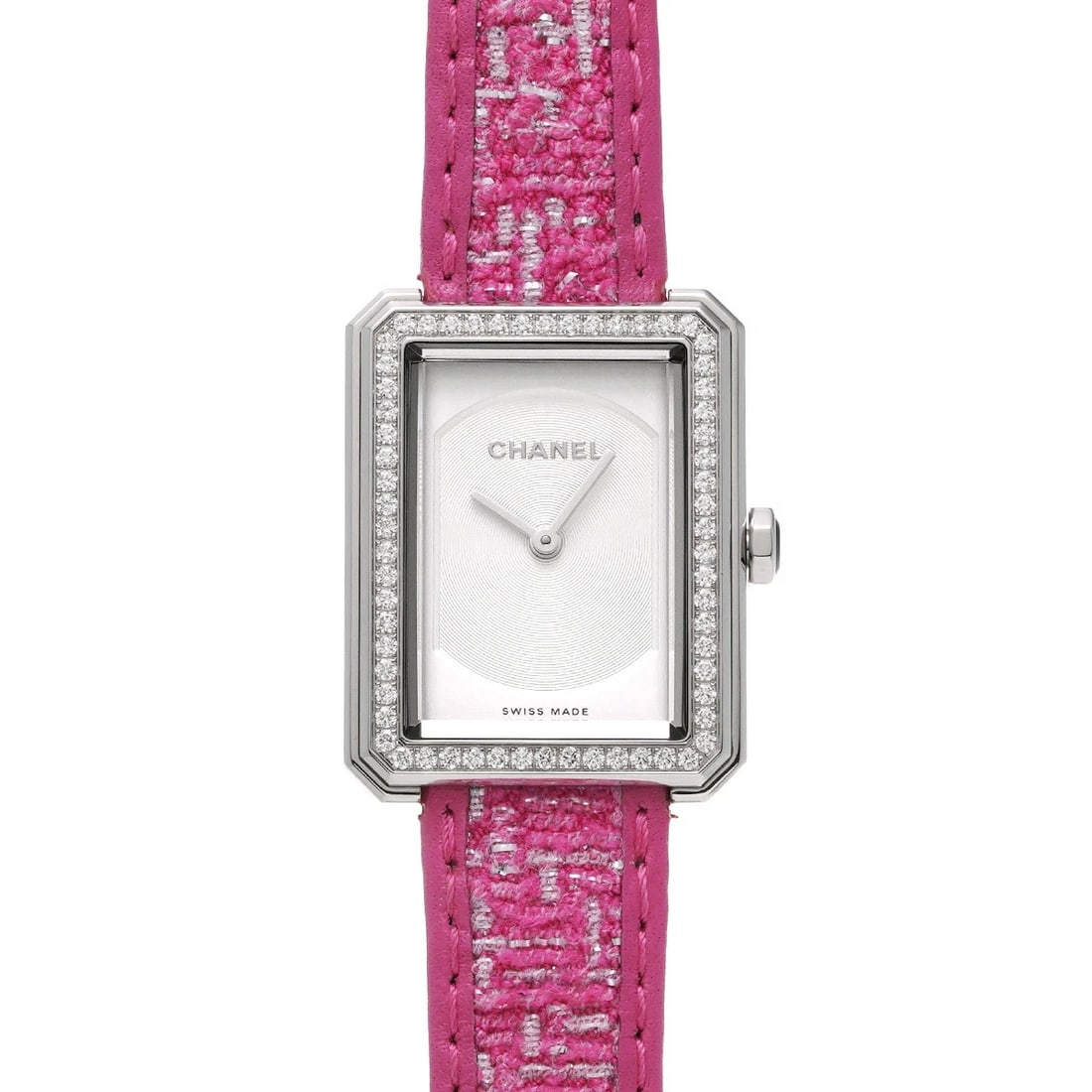CHANEL WHITE WATCH: CHANEL White Watch Brand: CHANEL Type: Wristwatch Material: Band MaterialStainless, Band MaterialStainless, Case MaterialCase MaterialSapphire Crystal Color: white Size: Wrist Size16cm, Case