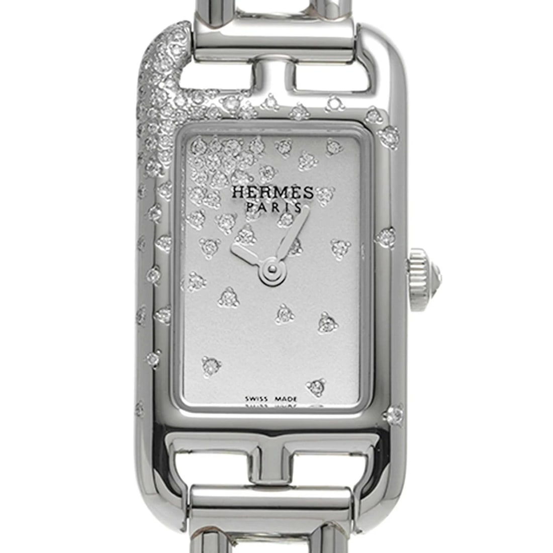 HERMES NANTUCKET SILVER WATCH - 4