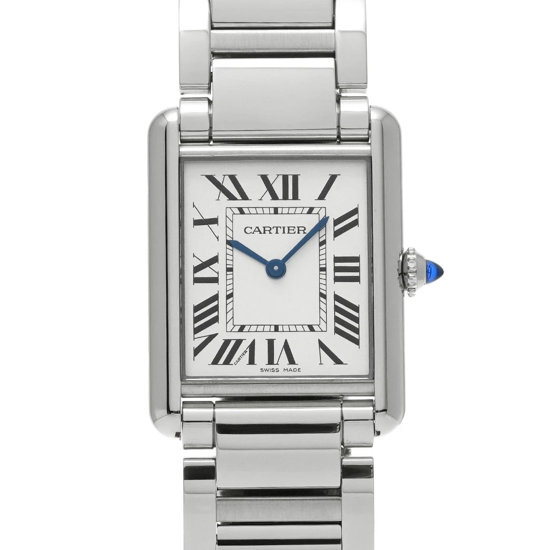 CARTIER TANK MAST SILVER WATCH: CARTIER Tank Mast Silver Watch Brand: CARTIER Type: Wristwatch Material: Band MaterialStainless, Band MaterialStainless, Case MaterialCase MaterialSapphire Crystal Color: silver Size: Wrist