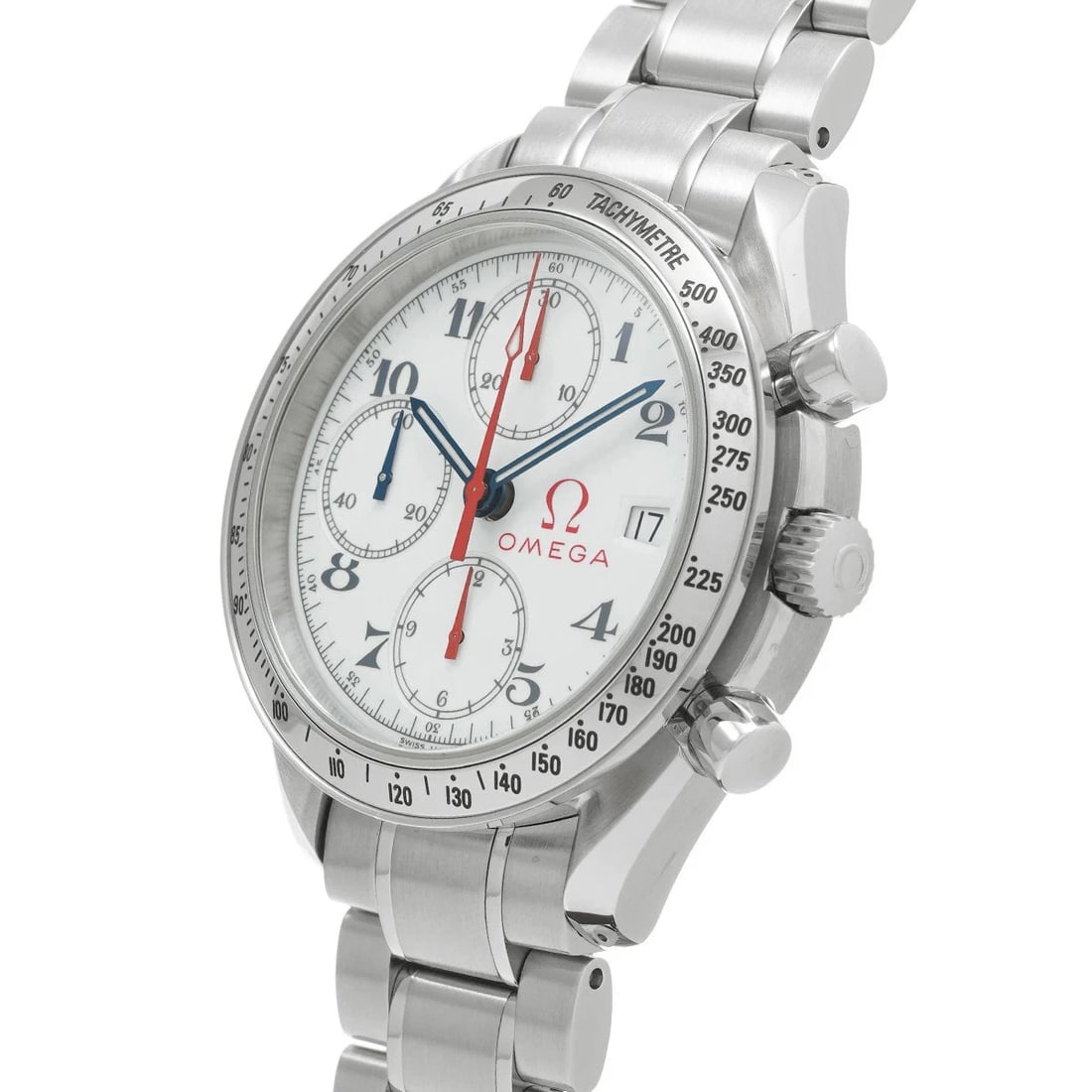 OMEGA SPEEDMASTER WHITE WATCH - 2