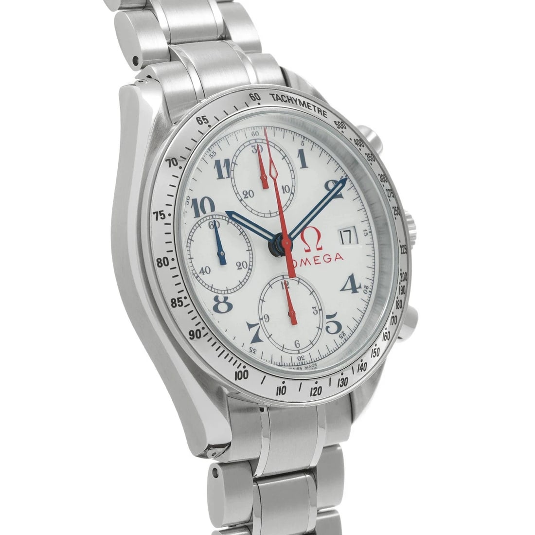 OMEGA SPEEDMASTER WHITE WATCH - 3