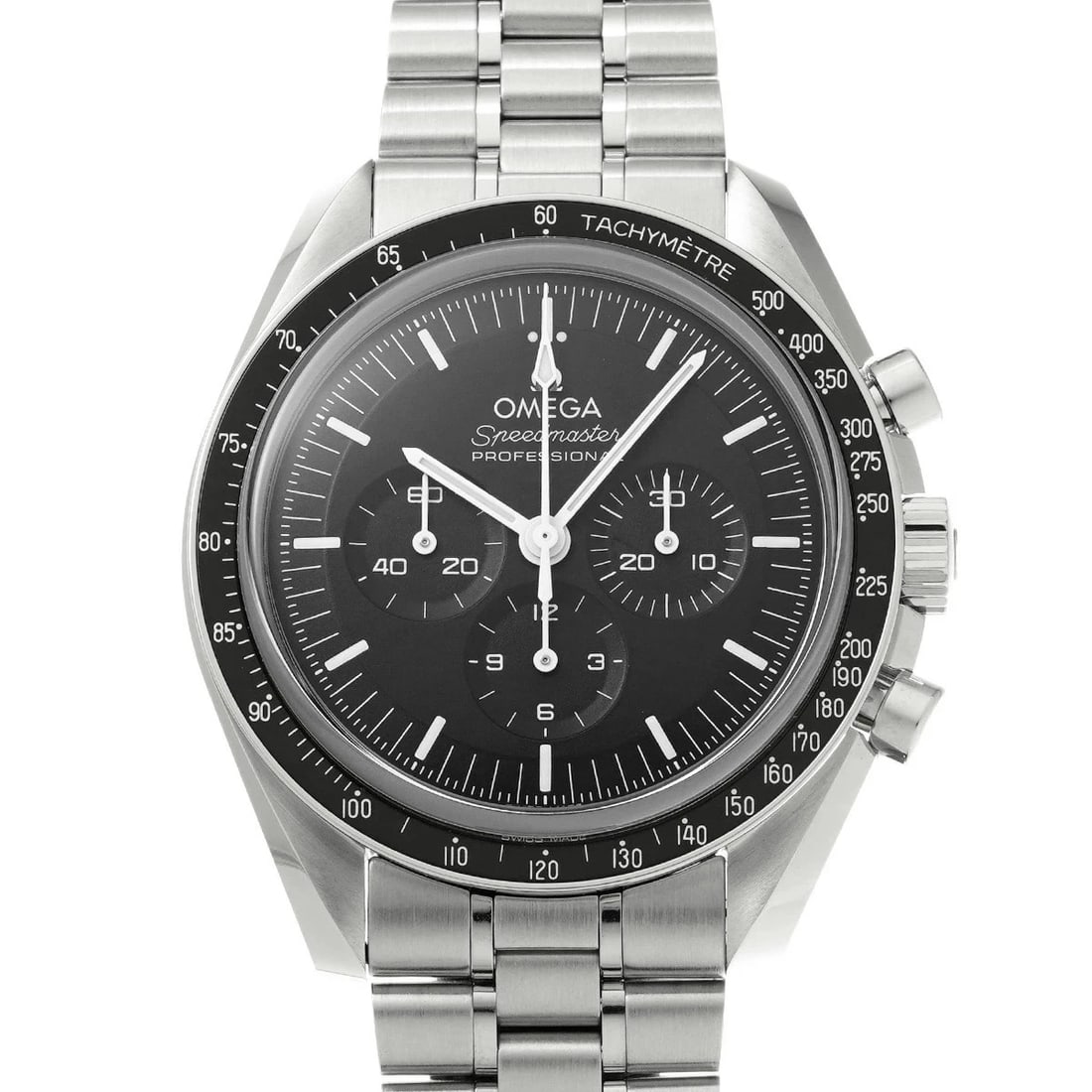 OMEGA WATCH: OMEGA Watch Brand: OMEGA Type: Wristwatch Material: Band MaterialStainless, Band MaterialStainless, Case MaterialCase MaterialSapphire Crystal Color: black Size: Wrist Size20.5cm, Case Size42×42m