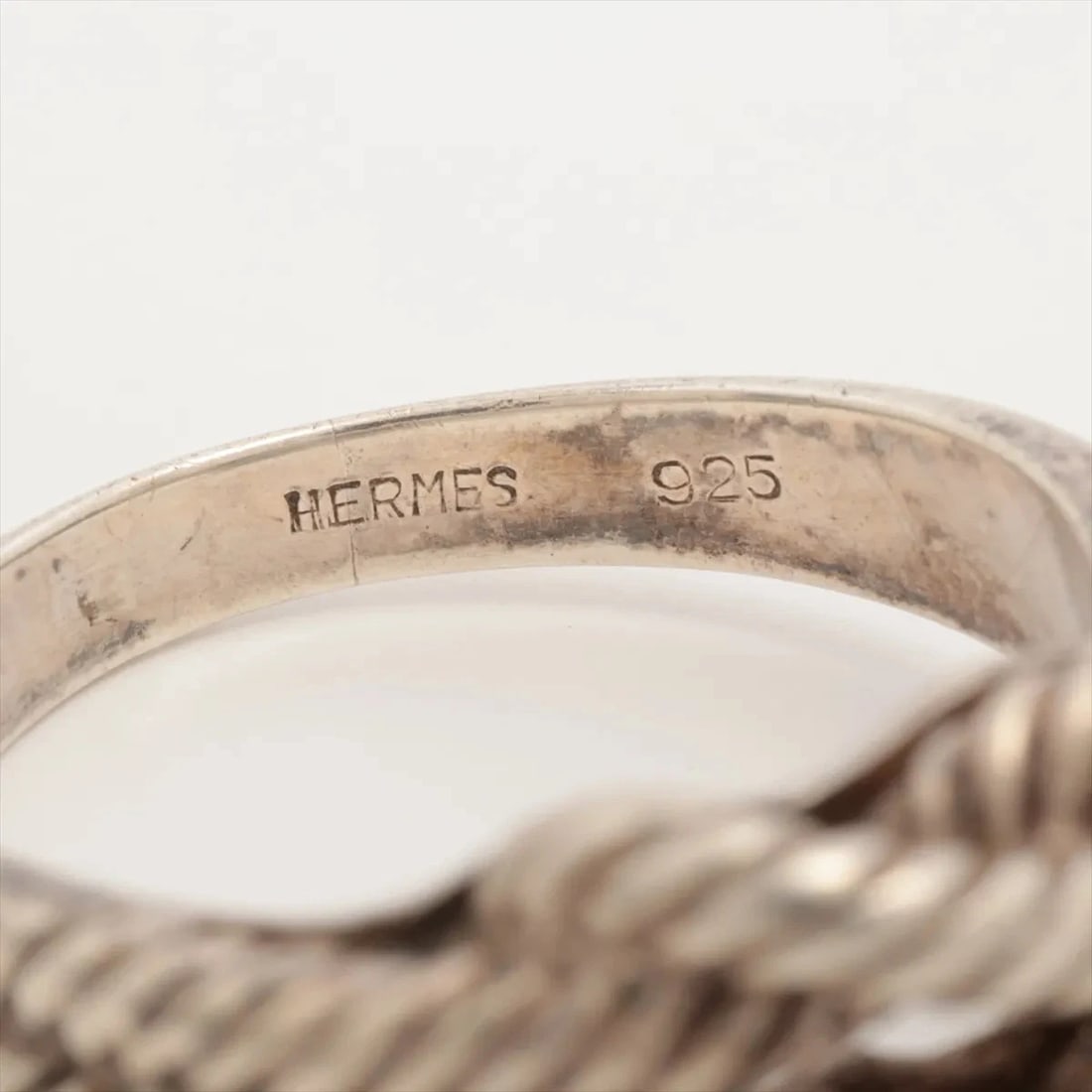 HERMES AUDIERNE RING 925 SILVER - 3
