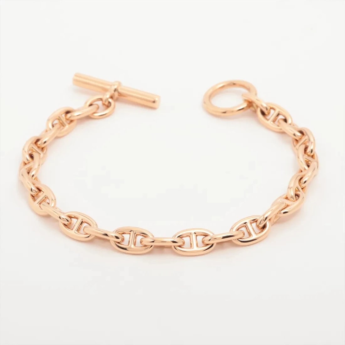 HERMES CHAINE D'ANCRE TPM BRACELET: Hermes Chaine d'Ancre TPM Bracelet Brand: Hermes Type/Style: Bracelet Material: None, Color: Not Specified Size: Bracelet length:16.7 Accessories: None Accessories Notice: When purchasing