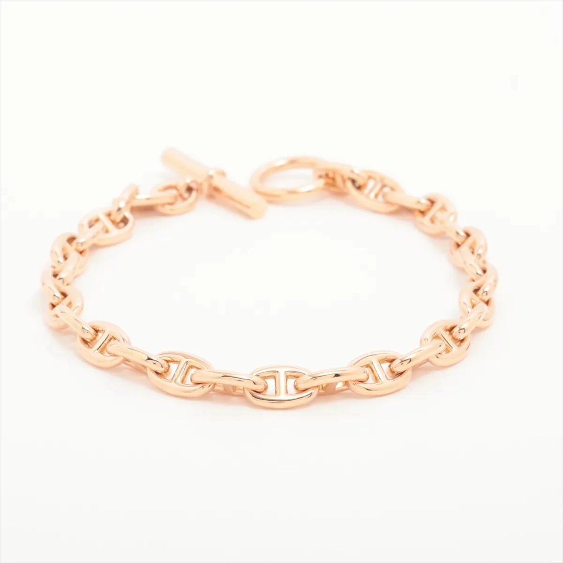 HERMES CHAINE D'ANCRE TPM BRACELET 750(PG): Hermes Chaine d'Ancre TPM Bracelet 750(PG) Brand: Hermes Type/Style: Bracelet Material: None, Color: Not Specified Size: Bracelet length:19.5 Accessories: None Accessories Notice: When