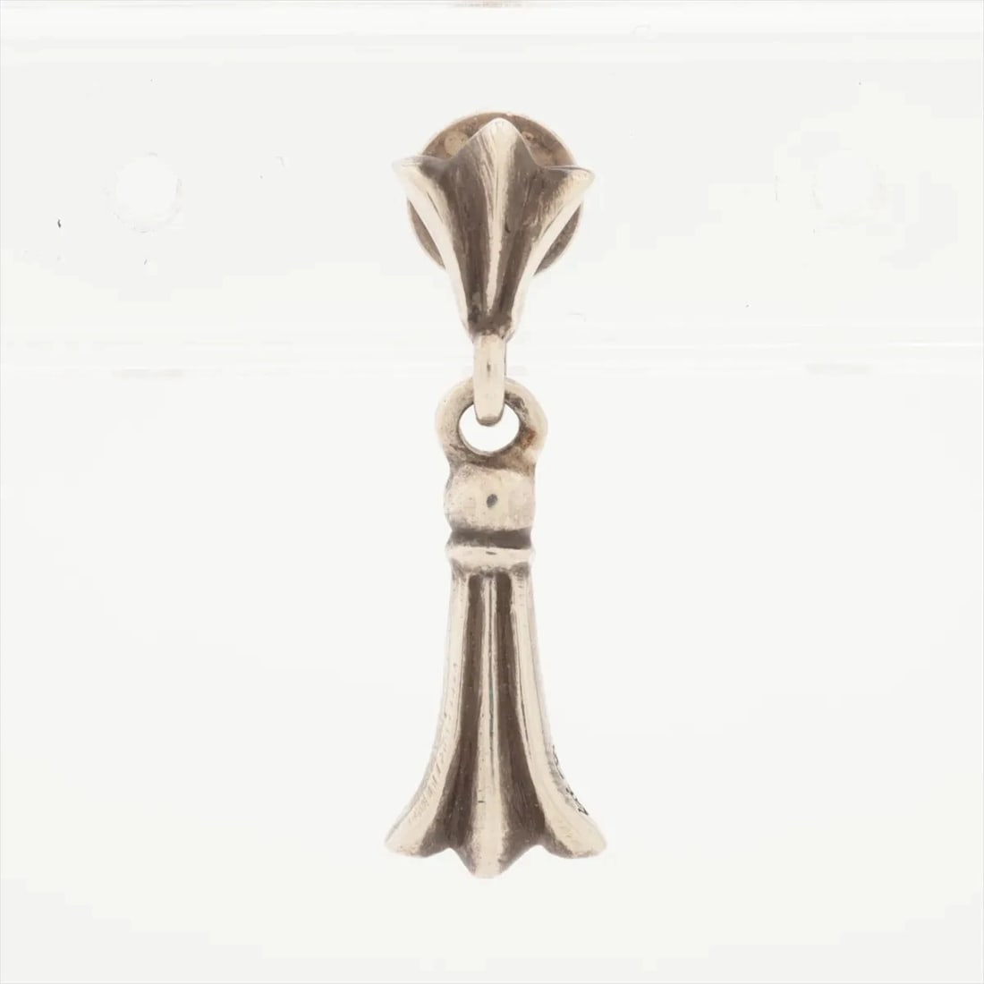 CHROME HEARTS CROSSTAIL PIERCING JEWELRY: Chrome Hearts Crosstail Piercing jewelry Brand: Chrome Hearts Type/Style: Piercing jewelry Material: 925×14K, Color: Not Specified Size: Height:2.5Length:0.6 Accessories: None Accessories