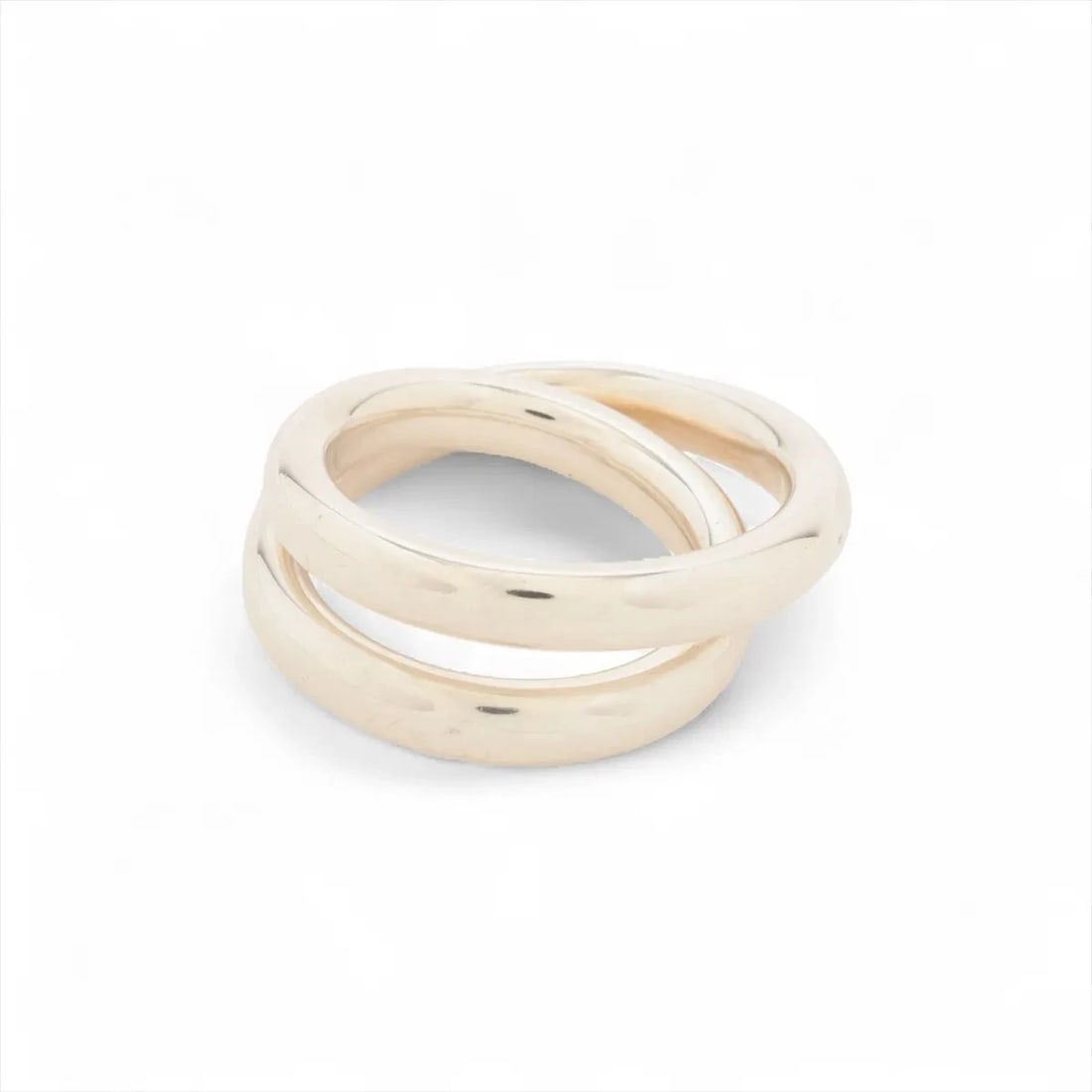 HERMES VERTIGES RING SILVER: Hermes Vertiges Ring Silver Brand: Hermes Type/Style: Ring Material: 925, Color: Silver Size: 6.75 - 7 US Accessories: None Accessories Notice: When purchasing pre-owned goods, please refe