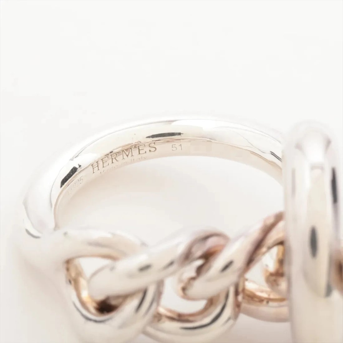 HERMES CROISET RING 925 SILVER - 3