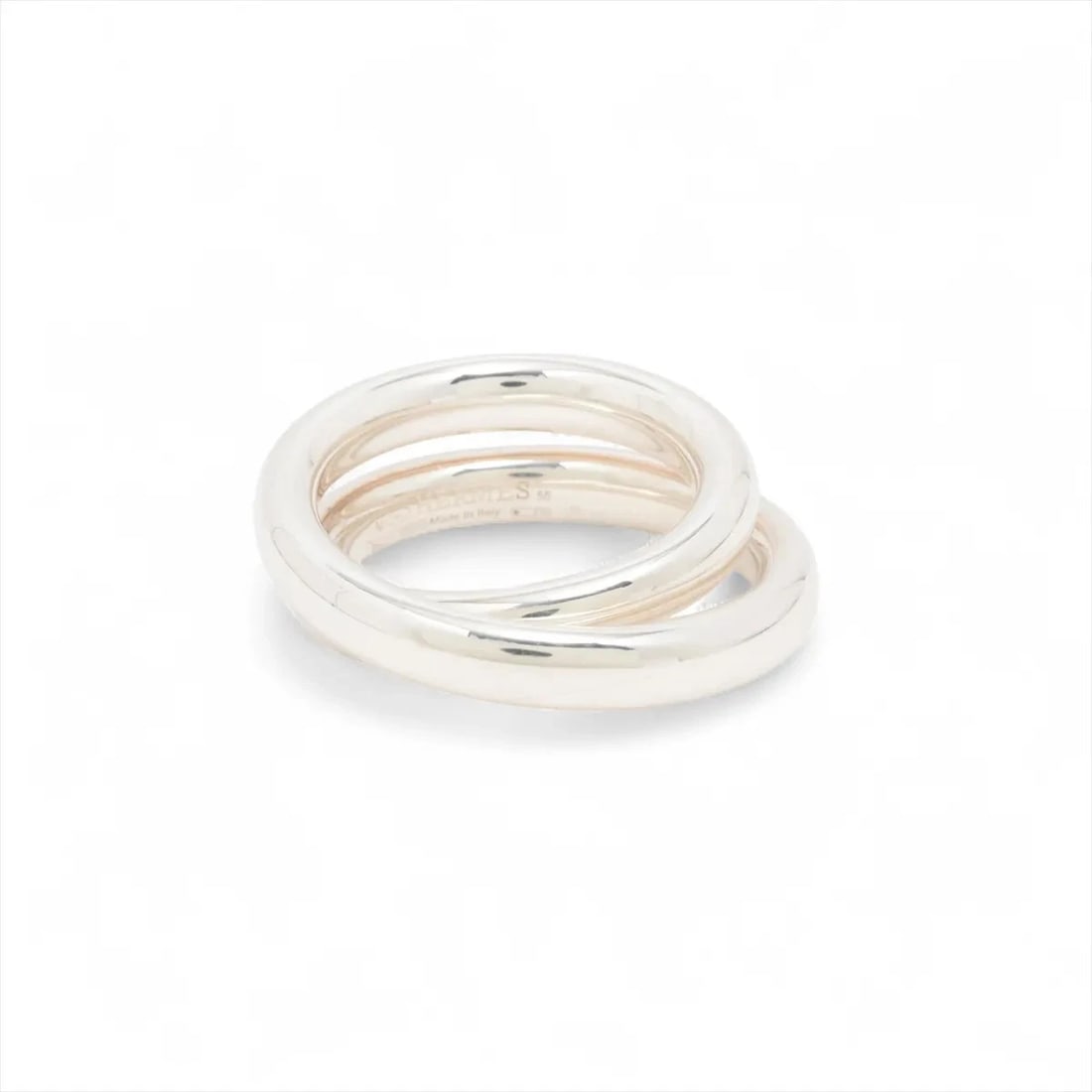 HERMES VERTIGES RING 925 SILVER: Hermes Vertiges Ring 925 Silver Brand: Hermes Type/Style: Ring Material: 925, Color: Silver Size: 6.75 - 7 US Accessories: None Accessories Notice: When purchasing pre-owned goods, please