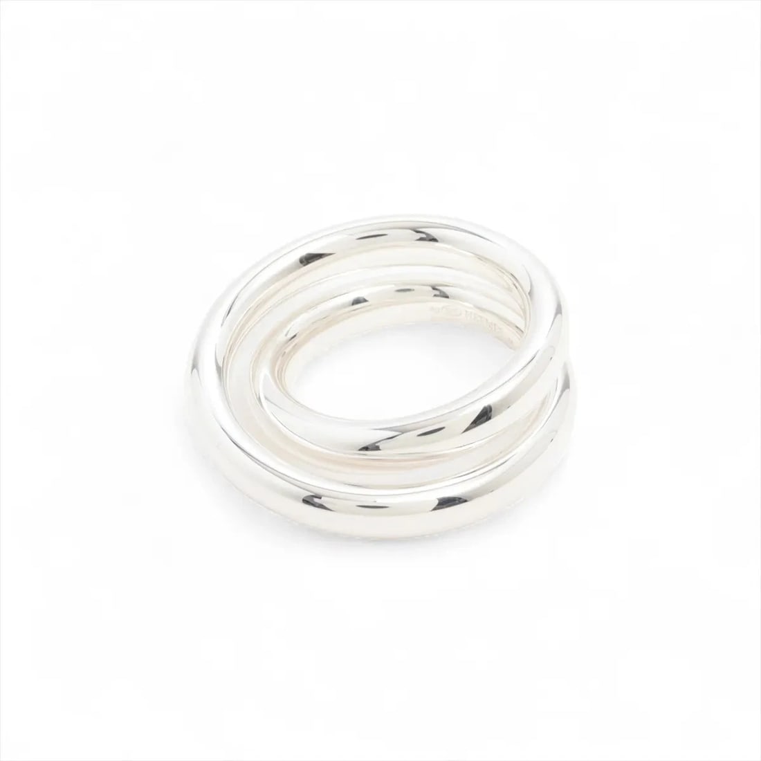 HERMES VERTIGES RING 925 SILVER: Hermes Vertiges Ring 925 Silver Brand: Hermes Type/Style: Ring Material: 925, Color: Silver Size: 7.25 US Accessories: None Accessories Notice: When purchasing pre-owned goods, please refe