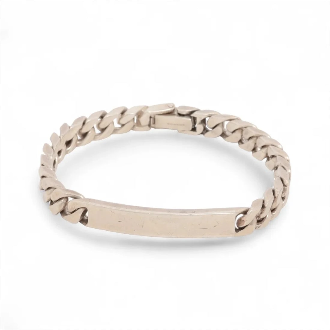 HERMES ID BRACELET: Hermes ID Bracelet Brand: Hermes Type/Style: Bracelet Material: SV800, Color: Silver Size: Bracelet length:16.5 Accessories: None Accessories Notice: When purchasing pre-owned goods, pleas