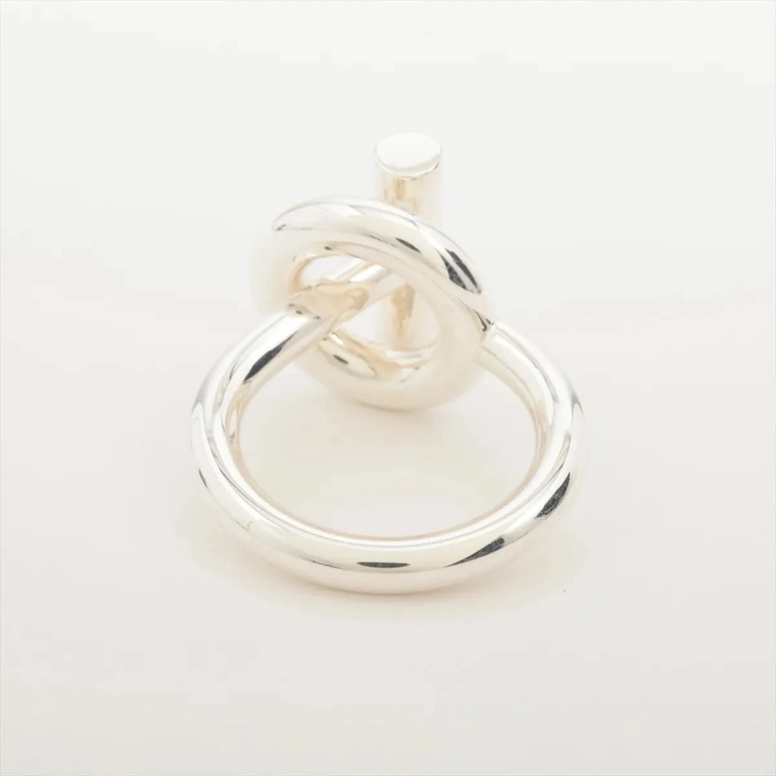 HERMES ECHAPÉ MM RING SILVER - 2