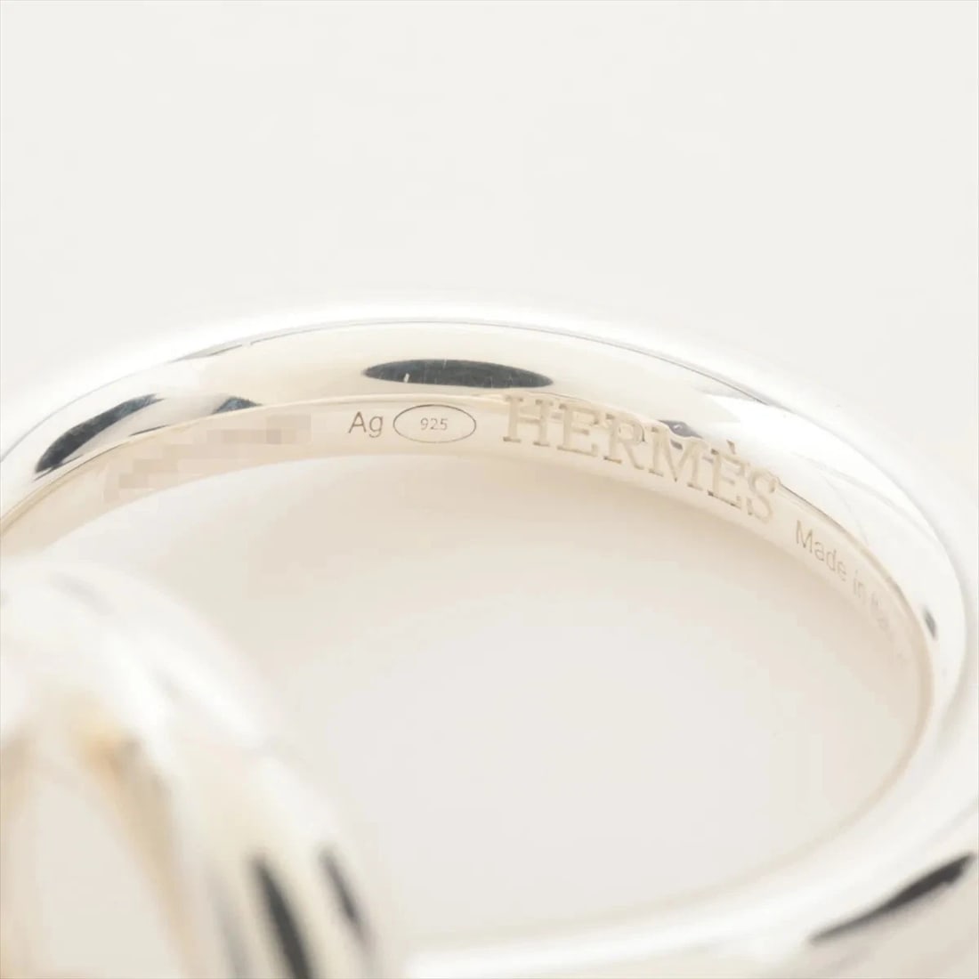 HERMES ECHAPÉ MM RING SILVER - 3