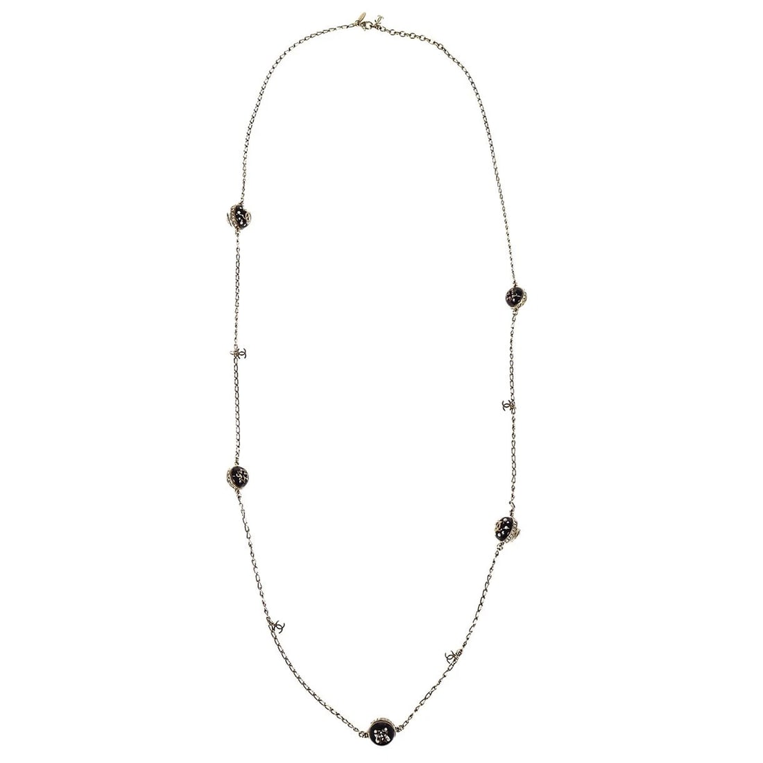 CHANEL MEDALLION GOLD CHAIN PENDANT NECKLACE: Chanel Medallion Gold Chain Pendant Necklace Brand: CHANEL Type/Style: Necklace Material: Gold plated, Color: Gold Size: Chain(Overall) : 104.0 cm Accessories: None Accessories Notice: Whe