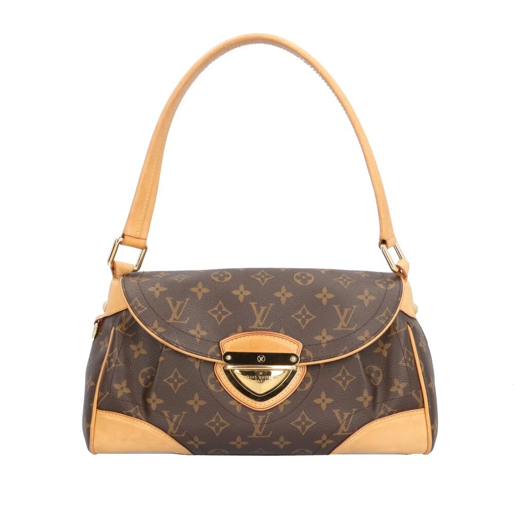LOUIS VUITTON SHOULDER BAG MONOGRAM CANVAS BEVERLY: LOUIS VUITTON Shoulder Bag Monogram canvas Beverly Brand: LOUIS VUITTON Type: Shoulder Bag Material/Exterior Material: Monogram canvas Color/Exterior Color: Brown Size: W12.6 x H7.1 x D4.9inch Sho