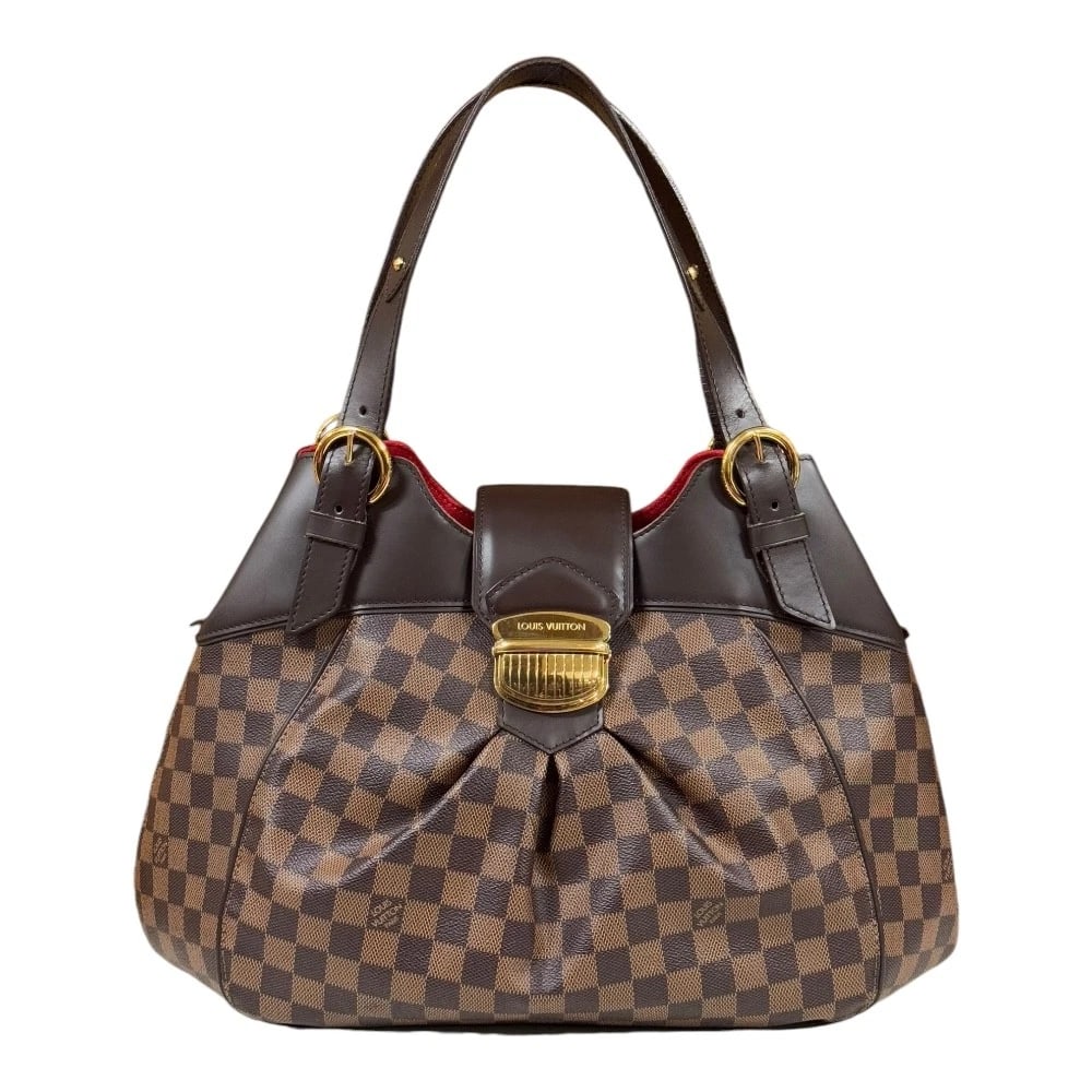 LOUIS VUITTON SHOULDER BAG DAMIER CANVAS: LOUIS VUITTON Shoulder Bag Damier canvas Brand: LOUIS VUITTON Type: Shoulder Bag Material/Exterior Material: Damier canvas Color/Exterior Color: Brown Size: W10.2 x H11.4 x D6.7inch