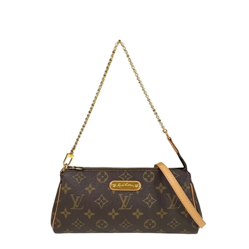 LOUIS VUITTON SHOULDER BAG MONOGRAM CANVAS: LOUIS VUITTON Shoulder Bag Monogram canvas Brand: LOUIS VUITTON Type: Shoulder Bag Material/Exterior Material: Monogram canvas Color/Exterior Color: Brown Size: W9.8 x H4.7 x D1.8inch Handle:16.3i