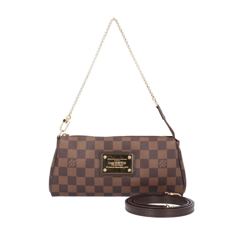 LOUIS VUITTON SHOULDER BAG CROSS BODY: LOUIS VUITTON Shoulder Bag Cross Body Brand: LOUIS VUITTON Type: Shoulder Bag Material/Exterior Material: Damier canvas Color/Exterior Color: Brown Size: W9.8 x H4.7 x D1.6inch Handle:16.5inch
