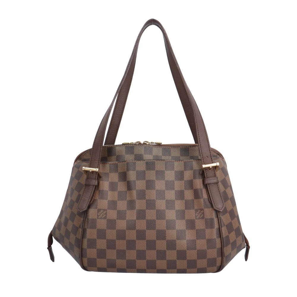 LOUIS VUITTON SHOULDER BAG DAMIER CANVAS: LOUIS VUITTON Shoulder Bag Damier canvas Brand: LOUIS VUITTON Type: Shoulder Bag Material/Exterior Material: Damier canvas Color/Exterior Color: Brown Size: W14.6 x H8.7 x D5.9inch