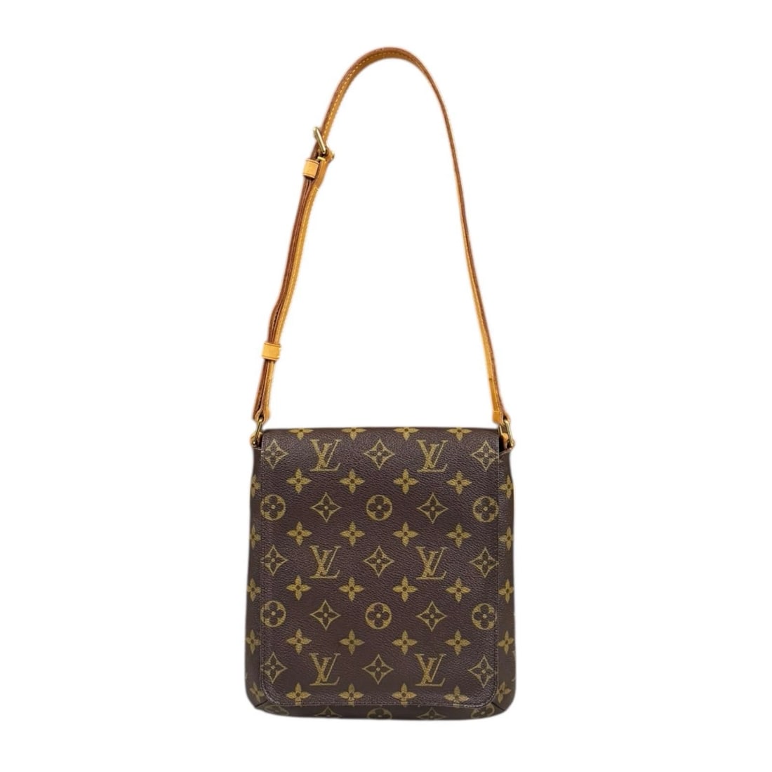 LOUIS VUITTON SHOULDER BAG MONOGRAM CANVAS: LOUIS VUITTON Shoulder Bag Monogram canvas Brand: LOUIS VUITTON Type: Shoulder Bag Material/Exterior Material: Monogram canvas Color/Exterior Color: Brown Size: W8.7 x H8.7 x D2.4inch