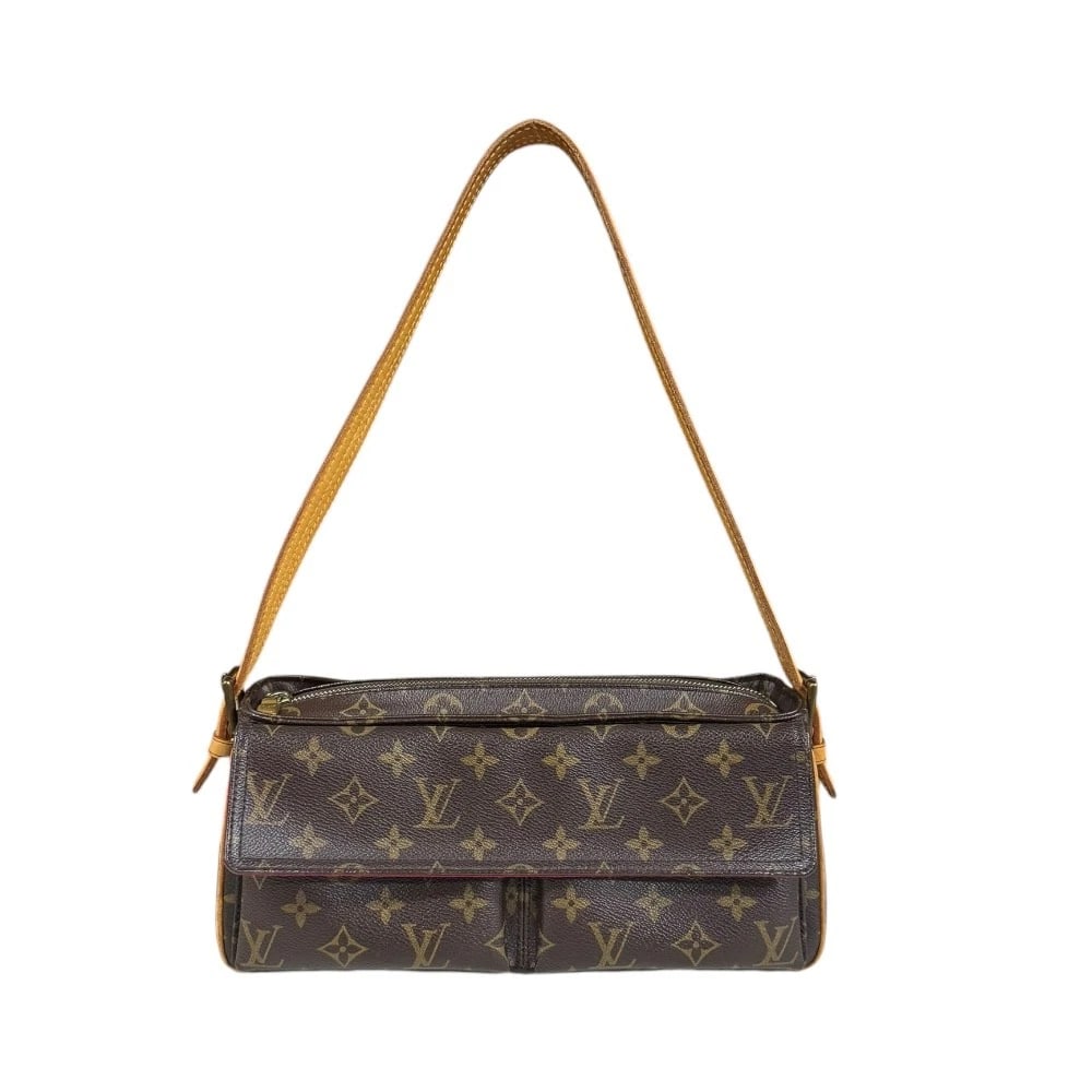 LOUIS VUITTON SHOULDER BAG MONOGRAM CANVAS: LOUIS VUITTON Shoulder Bag Monogram canvas Brand: LOUIS VUITTON Type: Shoulder Bag Material/Exterior Material: Monogram canvas Color/Exterior Color: Brown Size: W11.6 x H4.9 x D3.5inch Shoulder:0.