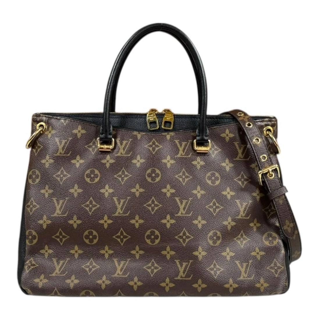 LOUIS VUITTON SHOULDER BAG MONOGRAM CANVAS: LOUIS VUITTON Shoulder Bag Monogram canvas Brand: LOUIS VUITTON Type: Shoulder Bag Material/Exterior Material: Monogram canvas Color/Exterior Color: black / Noir Size: W13.4 x H9.4 x D5.1inch