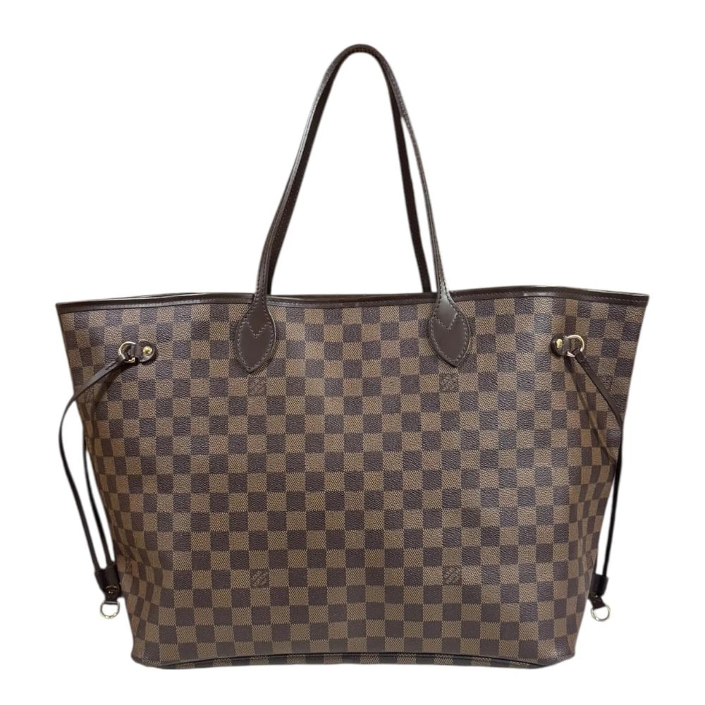 LOUIS VUITTON TOTE BAG DAMIER CANVAS DAMIER: LOUIS VUITTON Tote Bag Damier canvas Damier Brand: LOUIS VUITTON Type: Tote Bag Material/Exterior Material: Damier canvas Color/Exterior Color: Brown Size: W15.4 x H12.6 x D7.7inch