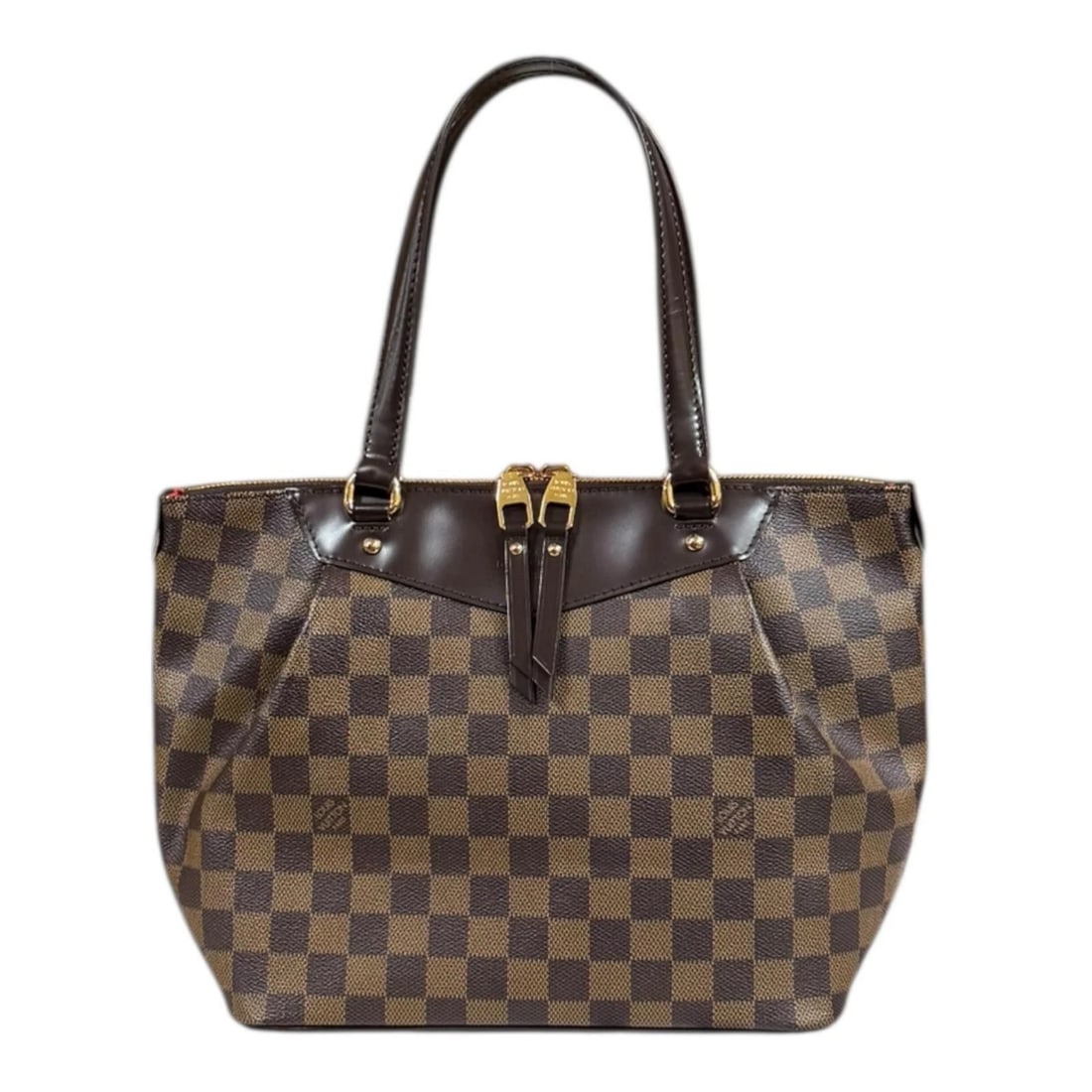LOUIS VUITTON SHOULDER BAG DAMIER CANVAS: LOUIS VUITTON Shoulder Bag Damier canvas Brand: LOUIS VUITTON Type: Shoulder Bag Material/Exterior Material: Damier canvas Color/Exterior Color: Brown Size: W9.8 x H8.7 x D5.5inch