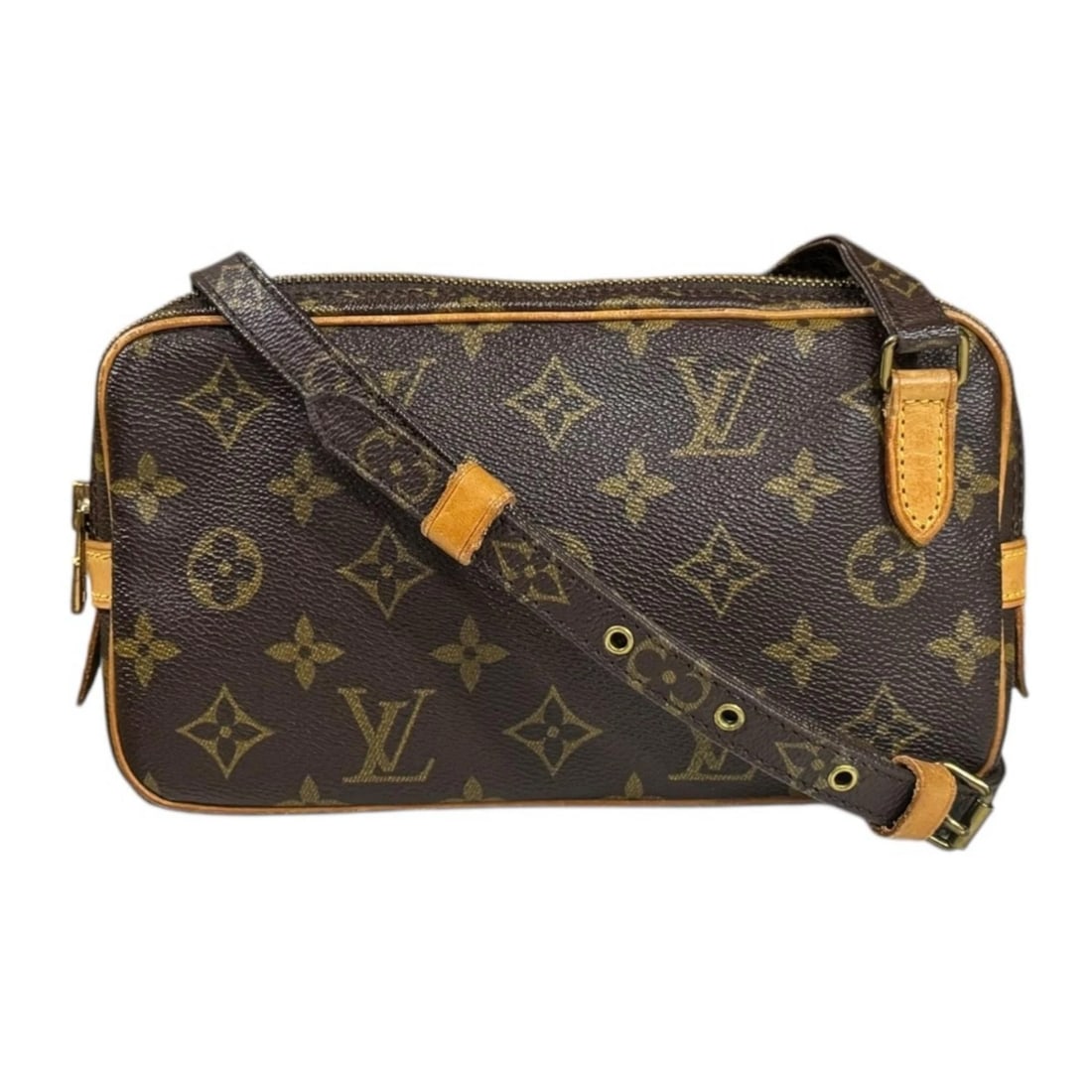 LOUIS VUITTON SHOULDER BAG MONOGRAM CANVAS: LOUIS VUITTON Shoulder Bag Monogram canvas Brand: LOUIS VUITTON Type: Shoulder Bag Material/Exterior Material: Monogram canvas Color/Exterior Color: Brown Size: W8.7 x H4.7 x D1.6inch Shoulder:45.