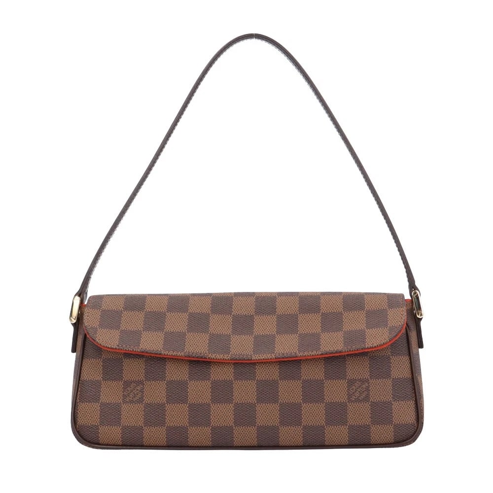 LOUIS VUITTON SHOULDER BAG DAMIER: LOUIS VUITTON Shoulder Bag Damier Brand: LOUIS VUITTON Type: Shoulder Bag Material/Exterior Material: Damier canvas Color/Exterior Color: Brown Size: W10.2 x H4.7 x D2.8inch Shoulder:21.3inch 