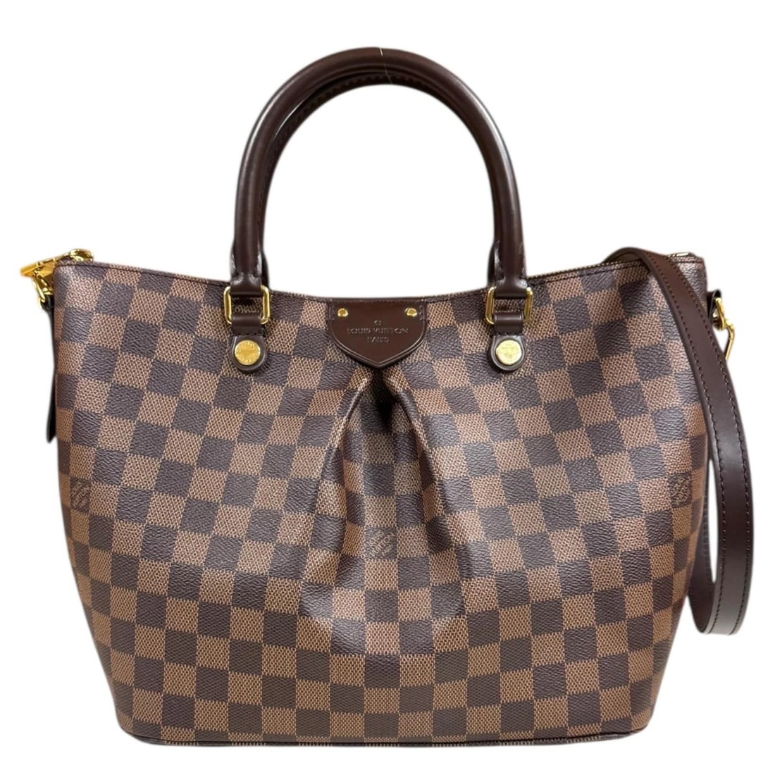 LOUIS VUITTON SHOULDER BAG DAMIER CANVAS: LOUIS VUITTON Shoulder Bag Damier canvas Brand: LOUIS VUITTON Type: Shoulder Bag Material/Exterior Material: Damier canvas Color/Exterior Color: Brown Size: W10.8 x H9.4 x D5.7inch