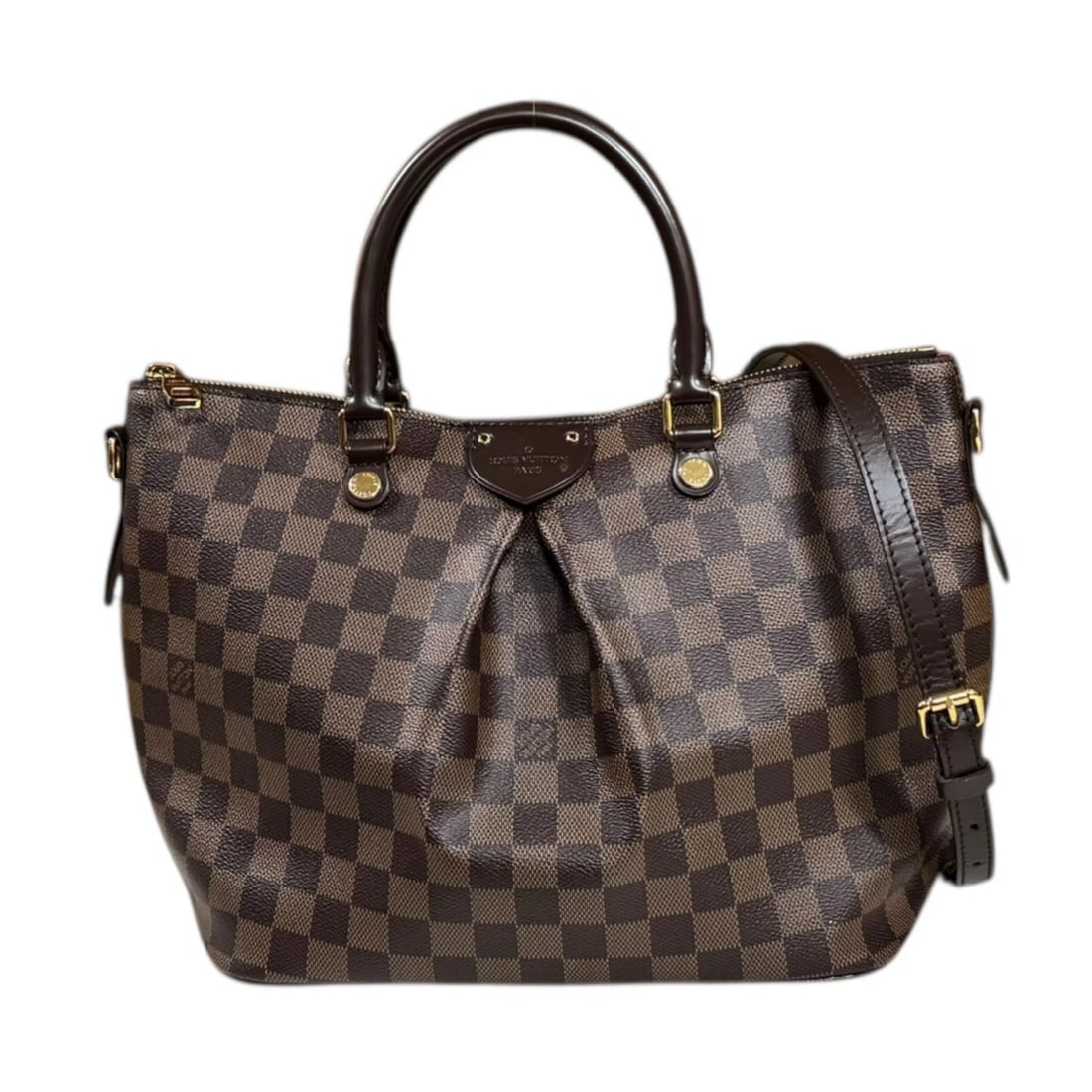 LOUIS VUITTON SHOULDER BAG CROSS BODY: LOUIS VUITTON Shoulder Bag Cross Body Brand: LOUIS VUITTON Type: Shoulder Bag Material/Exterior Material: Damier canvas Color/Exterior Color: Brown Size: W10.6 x H9.1 x D5.5inch