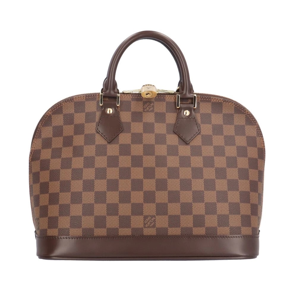LOUIS VUITTON HANDBAG DAMIER CANVAS: LOUIS VUITTON Handbag Damier canvas Brand: LOUIS VUITTON Type: Handbag Material/Exterior Material: Damier canvas Color/Exterior Color: Brown Size: W11.8 x H9.3 x D6.3inch Handle:9.8inch 