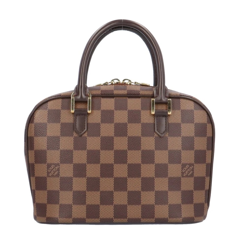LOUIS VUITTON HANDBAG DAMIER CANVAS: LOUIS VUITTON Handbag Damier canvas Brand: LOUIS VUITTON Type: Handbag Material/Exterior Material: Damier canvas Color/Exterior Color: Brown Size: W8.3 x H6.3 x D3.3inch Handle:11.0inch 