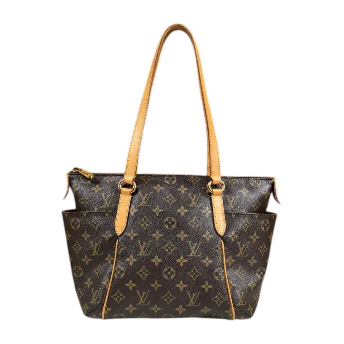 LOUIS VUITTON TOTE BAG MONOGRAM: LOUIS VUITTON Tote Bag Monogram Brand: LOUIS VUITTON Type: Tote Bag Material/Exterior Material: Monogram canvas Color/Exterior Color: Brown Size: W10.6 x H9.1 x D5.1inch Shoulder:22.4inch 