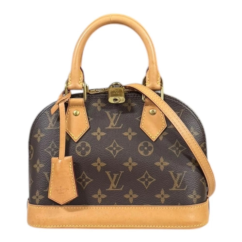 LOUIS VUITTON SHOULDER BAG MONOGRAM CANVAS: LOUIS VUITTON Shoulder Bag Monogram canvas Brand: LOUIS VUITTON Type: Shoulder Bag Material/Exterior Material: Monogram canvas Color/Exterior Color: Brown Size: W9.1 x H6.7 x D4.5inch Handle:10.6i