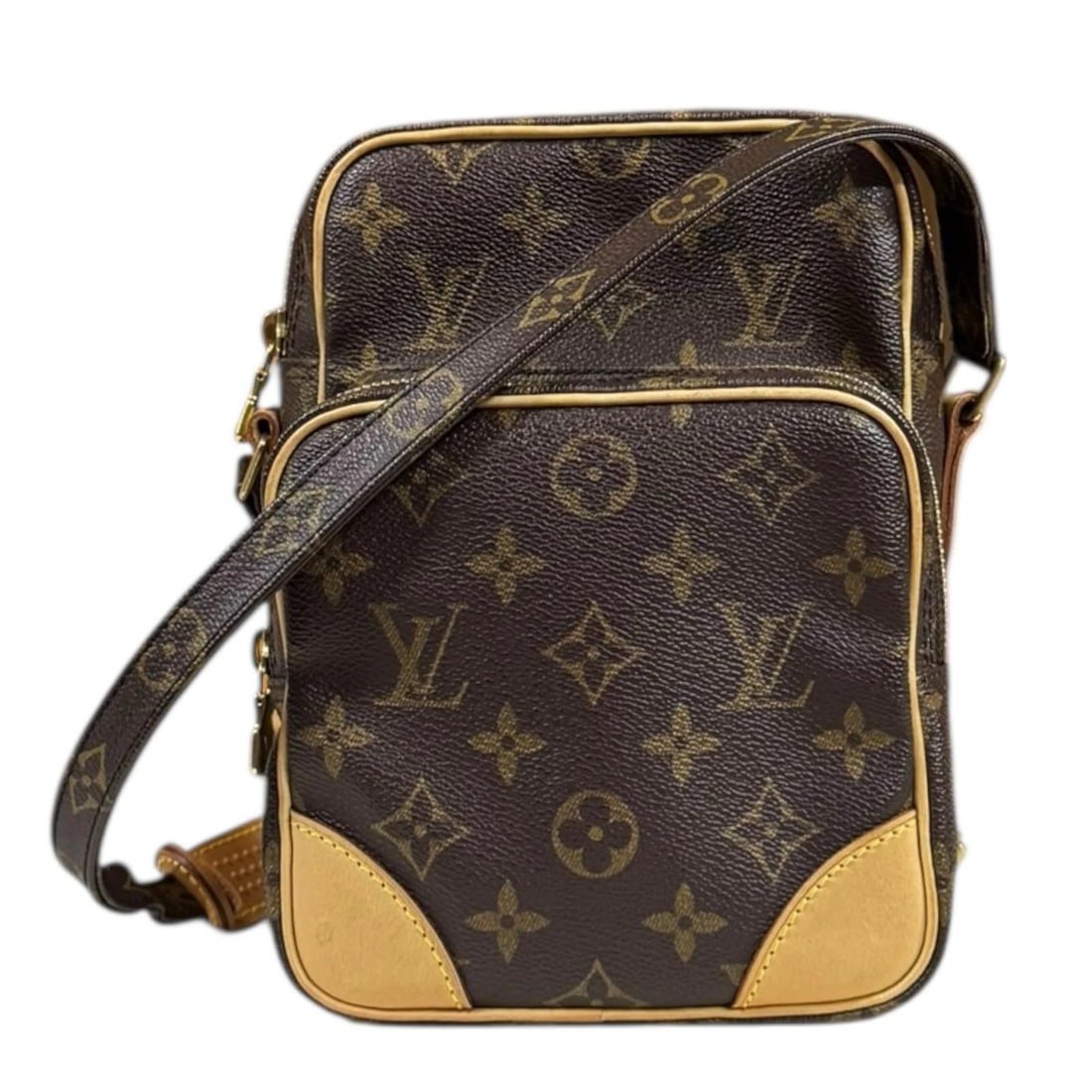 LOUIS VUITTON SHOULDER BAG CROSS BODY MONOGRAM: LOUIS VUITTON Shoulder Bag Cross Body Monogram Brand: LOUIS VUITTON Type: Shoulder Bag Material/Exterior Material: Monogram canvas Color/Exterior Color: Brown Size: W5.9 x H8.3 x D3.7inch