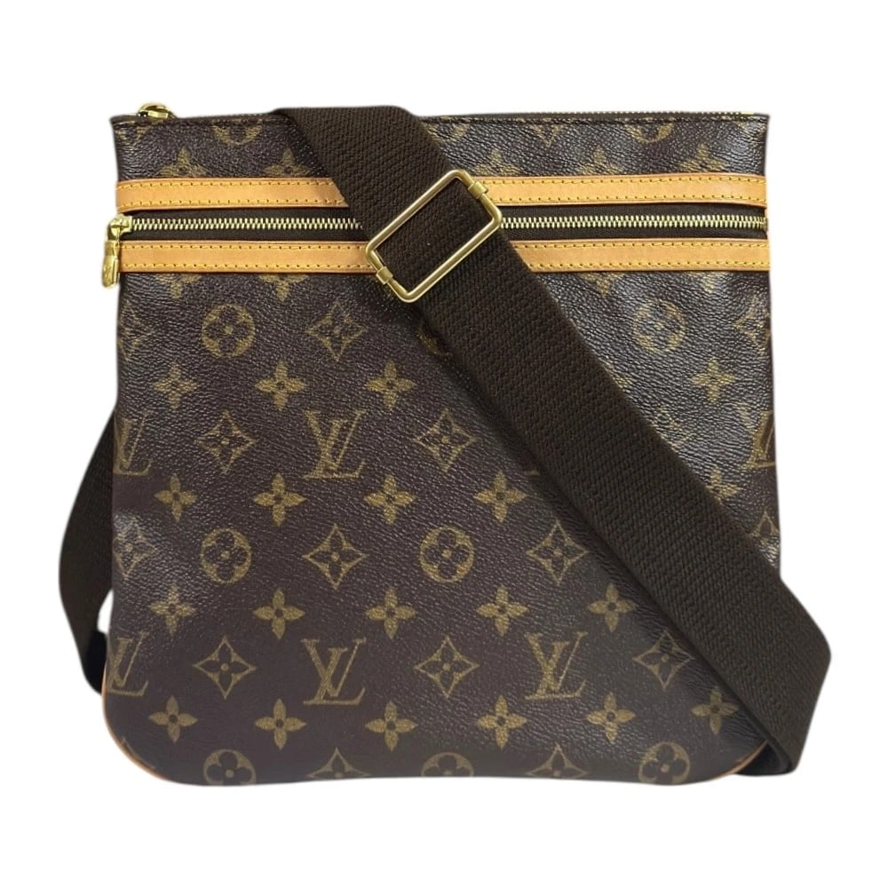 LOUIS VUITTON SHOULDER BAG MONOGRAM: LOUIS VUITTON Shoulder Bag Monogram Brand: LOUIS VUITTON Type: Shoulder Bag Material/Exterior Material: Monogram canvas Color/Exterior Color: Brown Size: W10.0 x H9.8 x D0.8inch