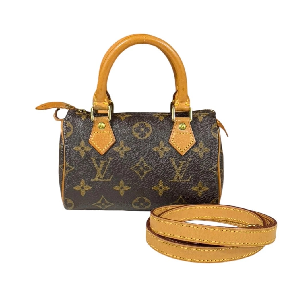 LOUIS VUITTON SHOULDER BAG MONOGRAM CANVAS: LOUIS VUITTON Shoulder Bag Monogram canvas Brand: LOUIS VUITTON Type: Shoulder Bag Material/Exterior Material: Monogram canvas Color/Exterior Color: Brown Size: W6.1 x H3.9 x D2.8inch Handle:7.5in
