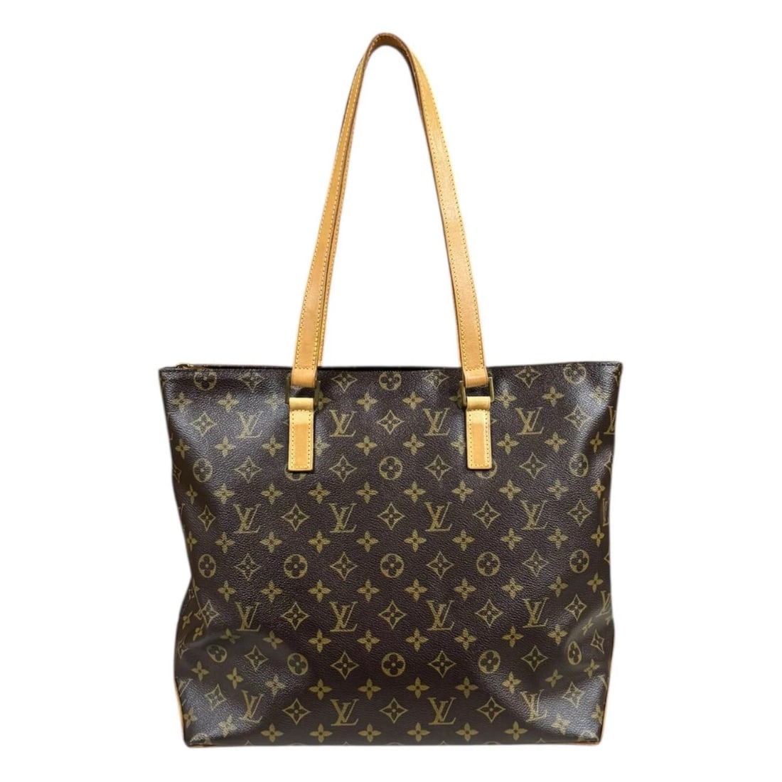 LOUIS VUITTON TOTE BAG MONOGRAM CANVAS CAVAMEZO: LOUIS VUITTON Tote Bag Monogram canvas Cavamezo Brand: LOUIS VUITTON Type: Tote Bag Material/Exterior Material: Monogram canvas Color/Exterior Color: Brown Size: W13.4 x H12.6 x D5.9inch