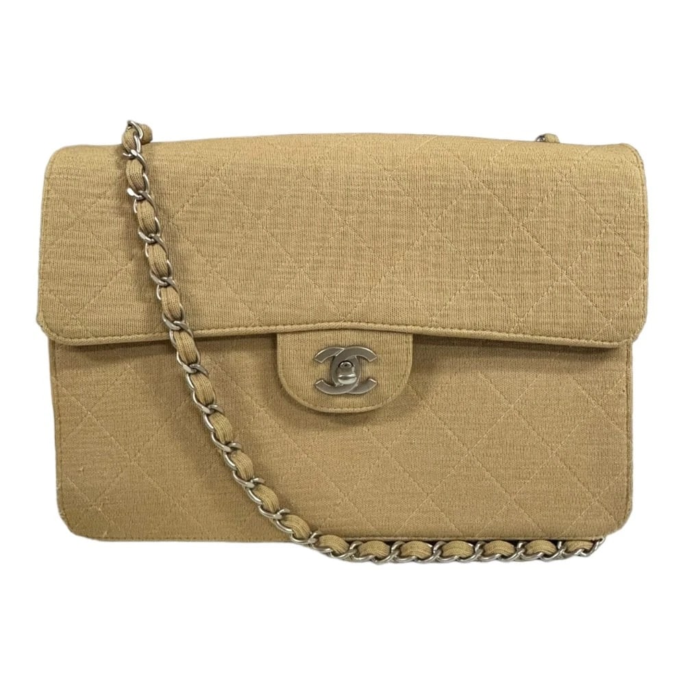 CHANEL SHOULDER BAG CROSS BODY COTTON MATRASSE: CHANEL Shoulder Bag Cross Body cotton Matrasse Brand: CHANEL Type: Shoulder Bag Material/Exterior Material: cotton Color/Exterior Color: beige Size: W10.8 x H7.9 x D3.1inch Shoulder:44.5inch Acce