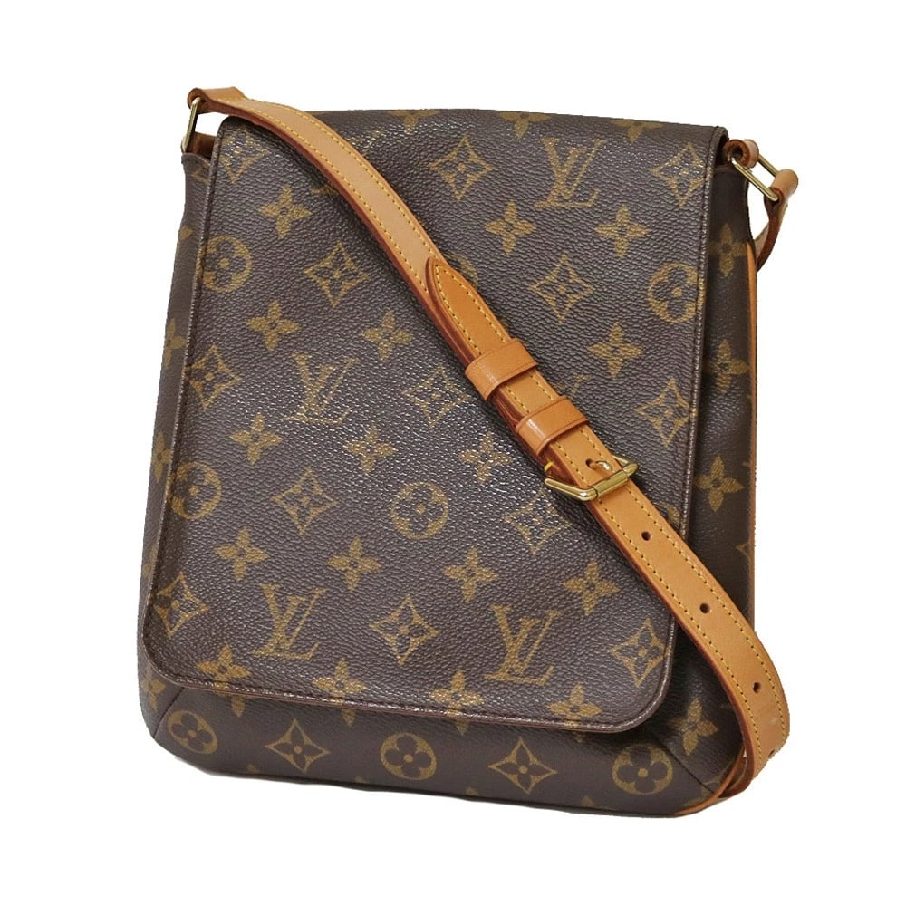 LOUIS VUITTON SHOULDER BAG BROWN MONOGRAM (1 of 9)