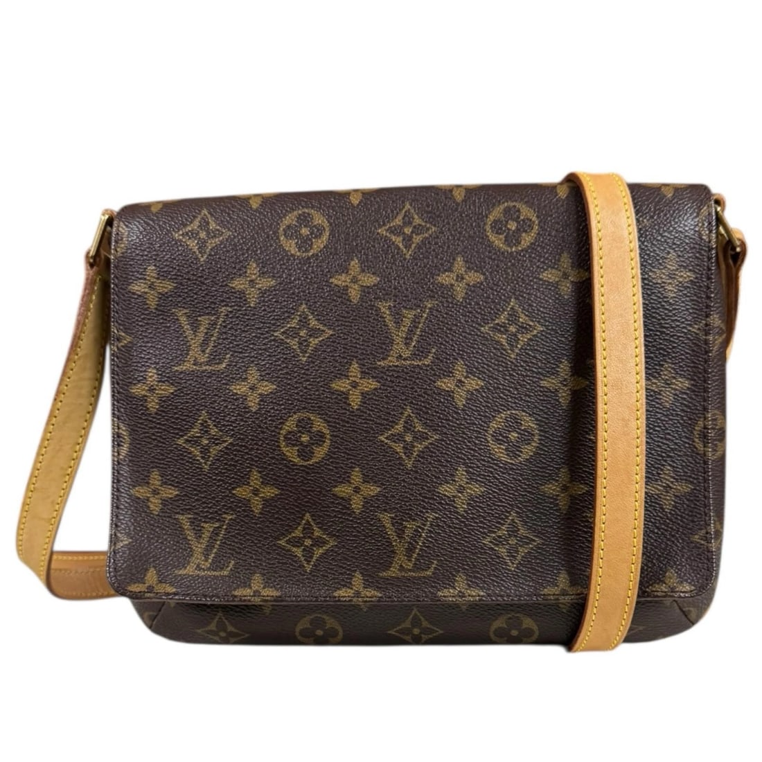 LOUIS VUITTON SHOULDERBAG CROSS BODY: LOUIS VUITTON ShoulderBag Cross Body Brand: LOUIS VUITTON Type: Shoulder Bag Material/Exterior Material: Monogram canvas Color/Exterior Color: Brown Size: W10.2 x H7.5 x D2.4inch Shoulder:46.5inch