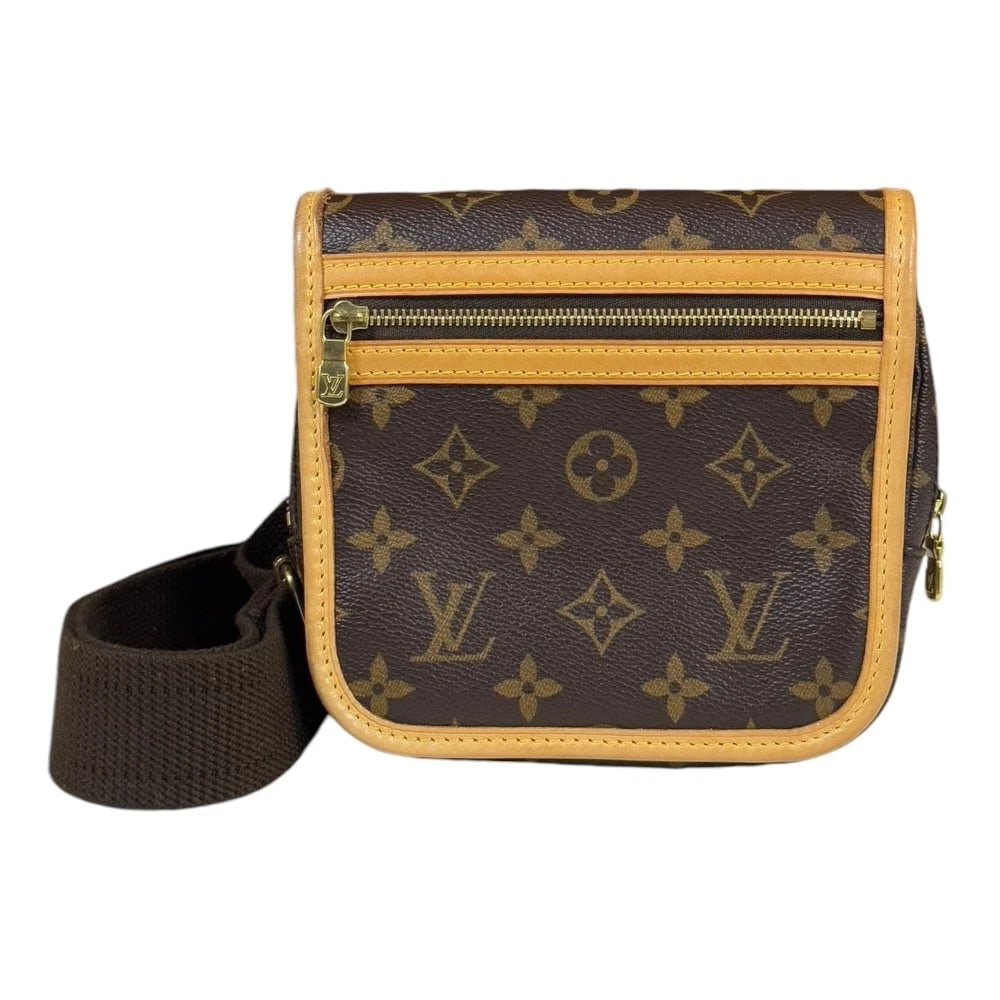 LOUIS VUITTON WAIST BAG MONOGRAM CANVAS: LOUIS VUITTON Waist bag Monogram canvas Brand: LOUIS VUITTON Type: Waist bag Material/Exterior Material: Monogram canvas Color/Exterior Color: Brown Size: W6.7 x H6.3 x D1.2inch