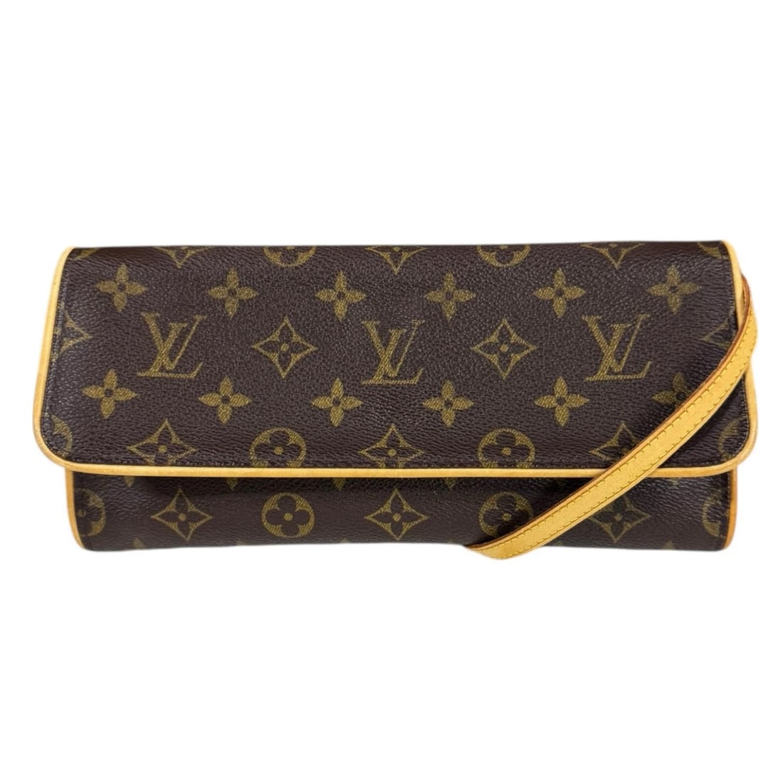 LOUIS VUITTON WAIST BAG MONOGRAM CANVAS: LOUIS VUITTON Waist bag Monogram canvas Brand: LOUIS VUITTON Type: Waist bag Material/Exterior Material: Monogram canvas Color/Exterior Color: Brown Size: W9.6 x H4.5 x D1.6inch