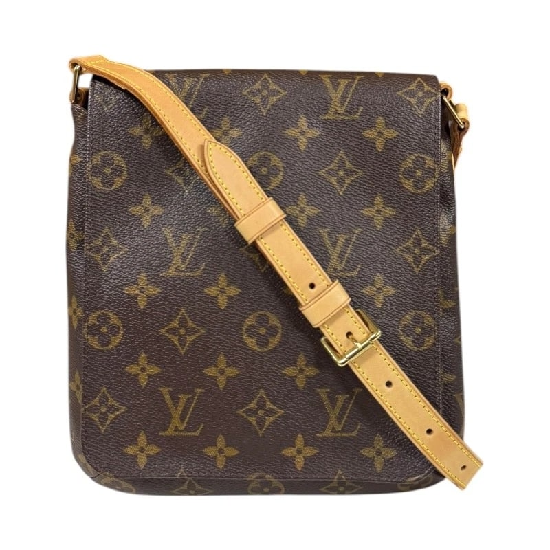 LOUIS VUITTON SHOULDER BAG MONOGRAM: LOUIS VUITTON Shoulder Bag Monogram Brand: LOUIS VUITTON Type: Shoulder Bag Material/Exterior Material: Monogram canvas Color/Exterior Color: Brown Size: W8.7 x H9.4 x D0.8inch Shoulder:23.6inch