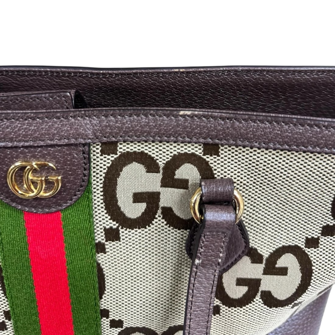 GUCCI TOTE BAG LEATHER - 8