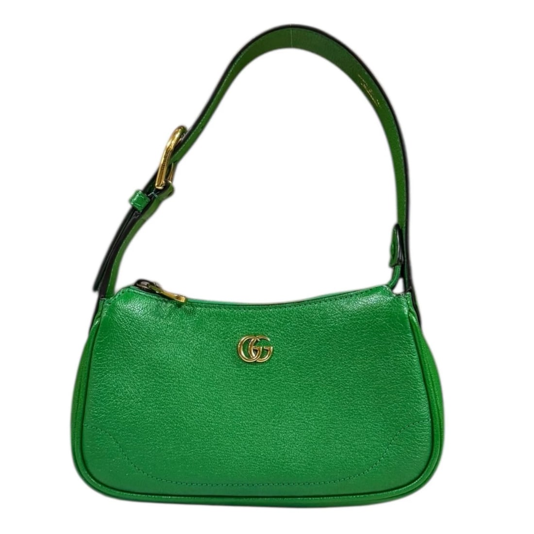 GUCCI HANDBAG LEATHER APHRODITE MINI: GUCCI Handbag leather Aphrodite Mini Brand: GUCCI Type: Handbag Material/Exterior Material: leather Color/Exterior Color: green Size: W8.1 x H4.7 x D13.8inch Shoulder:13.8inch Accessories: