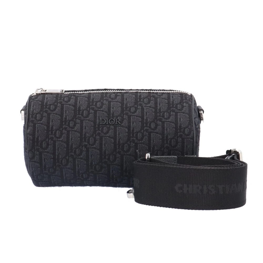 CHRISTIAN DIOR SHOULDER BAG CANVAS MINI: Christian Dior Shoulder Bag canvas Mini Brand: Dior Type: Shoulder Bag Material/Exterior Material: canvas Color/Exterior Color: black Size: W8.3 x H4.7 x D3.9inch Shoulder:0.0inch 